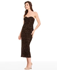 Dress the Population Women's Vada Sweetheart Neck