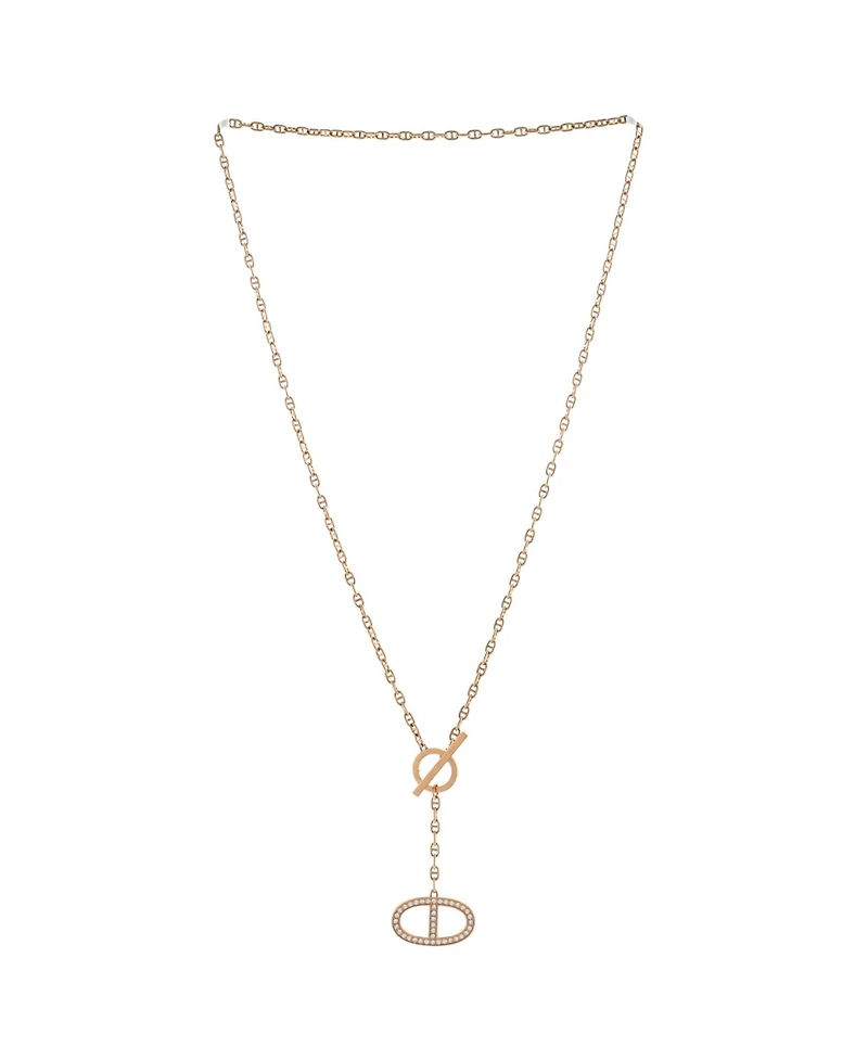 Pre-Owned Hermes Chaine d'Ancre Contour Pendant Necklace