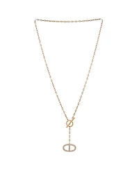 Pre-Owned Hermes Chaine d'Ancre Contour Pendant Necklace