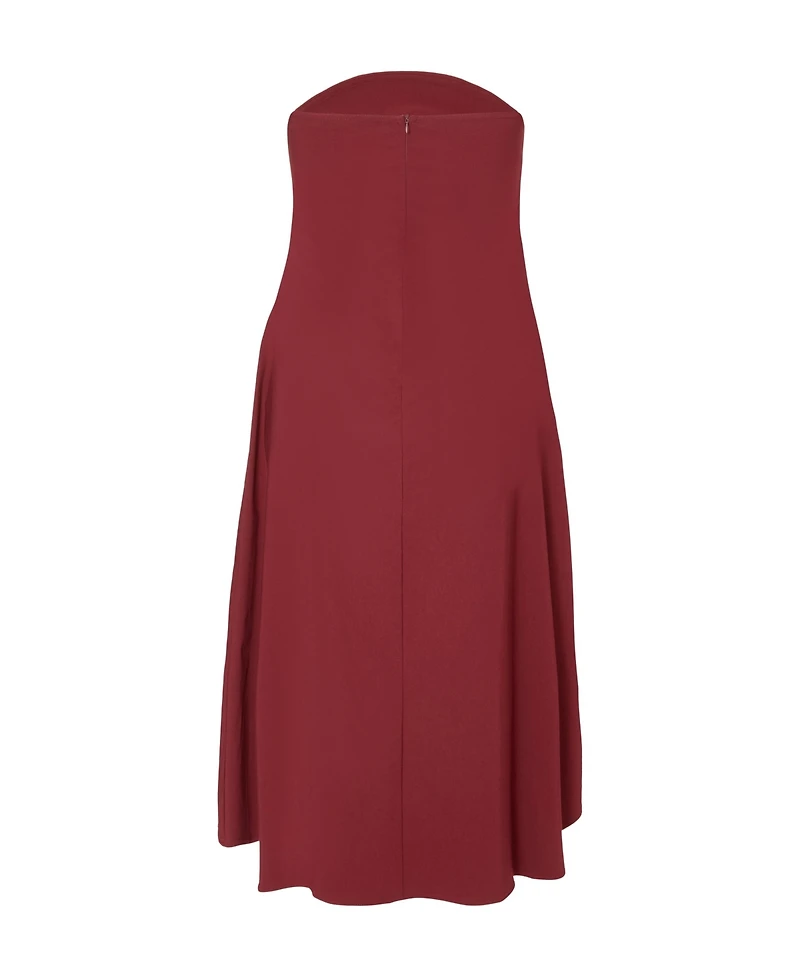 Quiz Women's Plus Crepe Bandeau Midi Dress