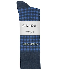 Calvin Klein Men's 4-Pack Dress Crew Socks