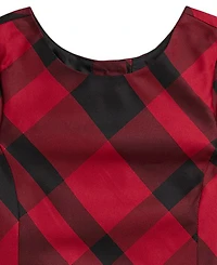 Polo Ralph Lauren Girls 2T-6X Plaid Short Sleeve Dress