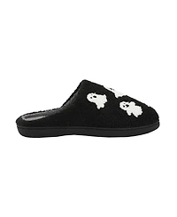 Generic Halloween Ghosts Black Slippers - L