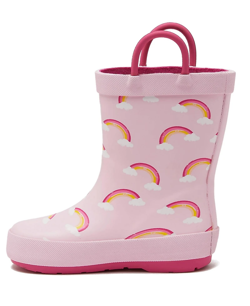 Lands' End Toddlers Pull On Splash Rubber Rain Boots