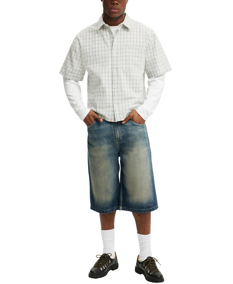 Cotton On Men's Darcy Short Sleeve Shirt