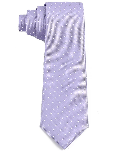 Tom Baine Men's Classic Pin Grid Pattern Tie