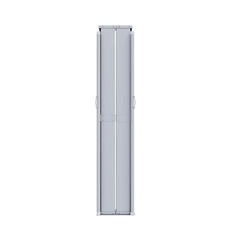 vidaXL Side Awning Black Polyester, Pu coated 78.7 x Retractable