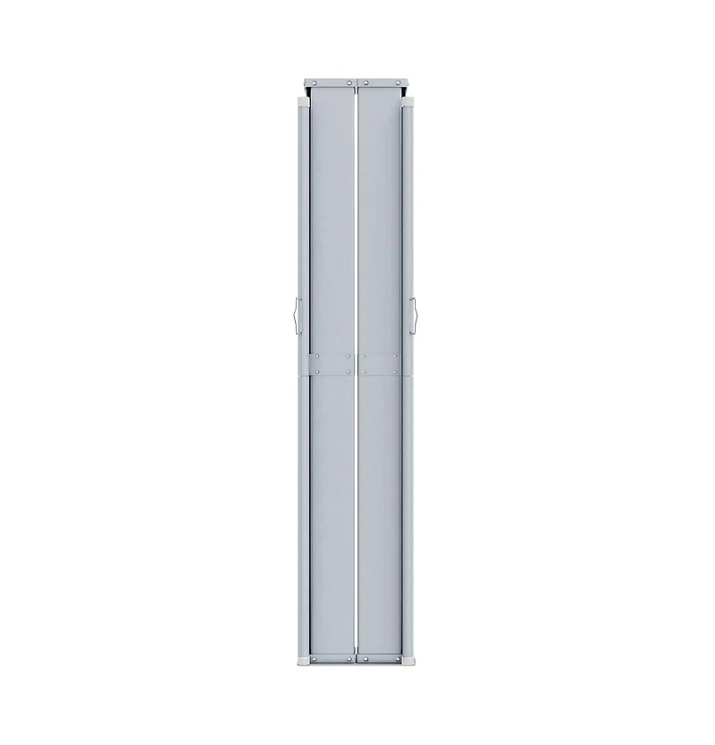 Side Awning Cream Polyester with Pu coating, steel, aluminum Large