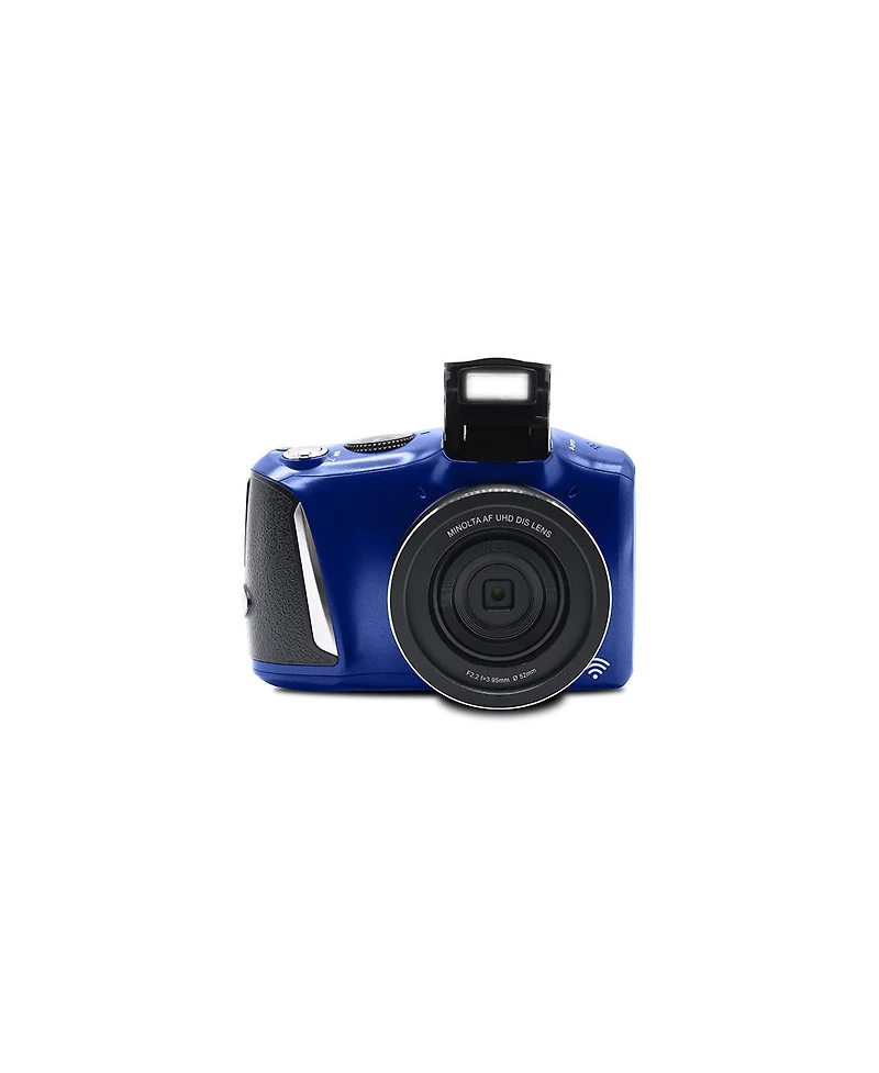 Minolta Minolta MND55 64 Mp Af 4K Ultra Hd Digital Camera with WiFi, Blue