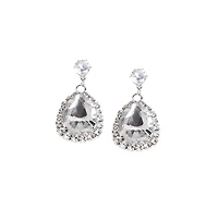 Sohi Women's Crystal Drop Earrings