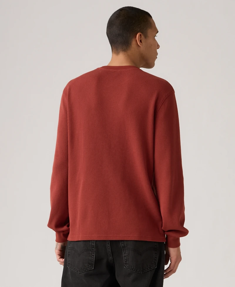 Levi's Men's Waffle Knit Thermal Long Sleeve T-Shirt