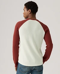 Levi's Men's Thermal Long Raglan Sleeve T-Shirt