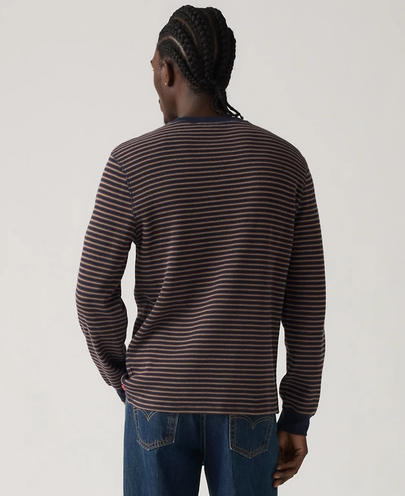 Levi's Men's Waffle Knit Thermal Long Sleeve T-Shirt