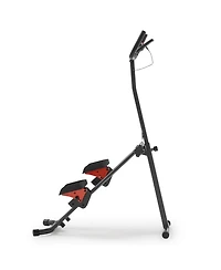 Sunny Health & Fitness Smart Foldable Stair Climber with Resistance Bands