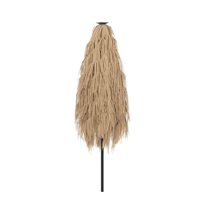 VidaXL Garden Parasol Brown Material: 100% polyester, Powder-Coated Steel