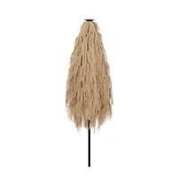 VidaXL Garden Parasol Brown Material: 100% polyester, Powder-Coated Steel