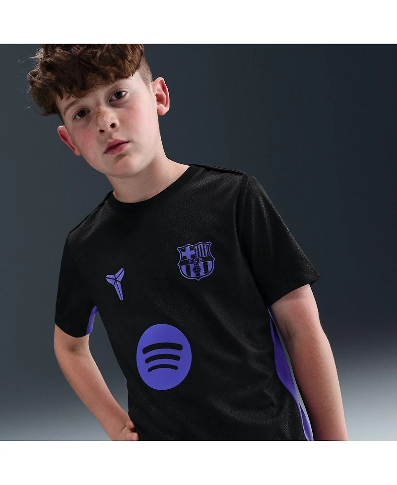 Nike Big Boys and Girls Black Barcelona 2025/26 Training Academy Pro Pre-Match Performance Top