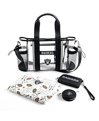 Wear by Erin Andrews Las Vegas Raiders Clear Stadium Baby Bag