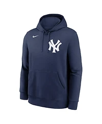 Nike Men's Giancarlo Stanton Navy New York Yankees Player Name Number Club Fleece Pullover Hoodie