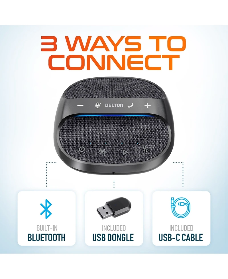 Delton C4700 Bluetooth Conference Speaker, 9-Hour Call Time (DSC4700-wr)