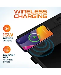 Delton D101 Wireless Charging Mouse Pad with Foldable Phone Stand & Writing Pad (DMP101WC)