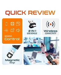 Delton LP21 Wireless Presenter Remote, Laser Pointer (DLP21)