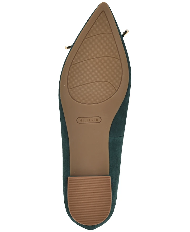 Tommy Hilfiger Women's Kimio Pointed Toe Slip-On Ballet Flats