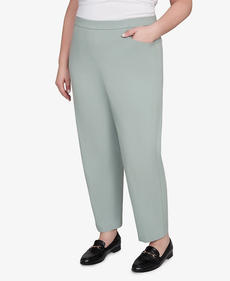 Alfred Dunner Plus Stockbridge Modern Millennium Average Length Pant