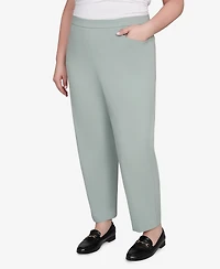Alfred Dunner Plus Stockbridge Modern Millennium Average Length Pant