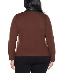 Belldini Plus Black Label Motorcycle Sweater Jacket