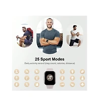 Ruxing Smart Smart Watch, 2024 Fitness Tracker Watch For Men Women, 1.69'' Touch Smartwatch Fitness Watch With Heart Rate Monitor/Pedometer/Sleep Moni