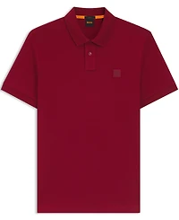 Boss by Hugo Men's Slim-Fit Stretch-Cotton Logo Patch Polo Shirt