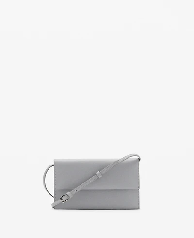 Mango Women's Flap Crossbody Bag