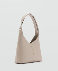 Mango Women's Metallic Detail Shopper Bag