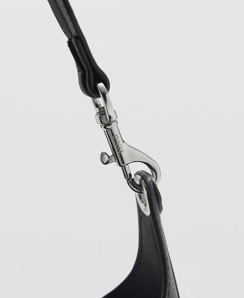Mango Women's Metallic Detail Shopper Bag