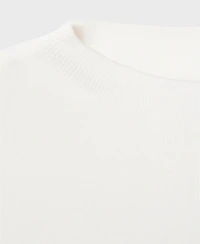 Mango Women's Short-Sleeved Fine-Knit Sweater