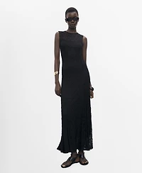 Mango Women's Long Lace Dress