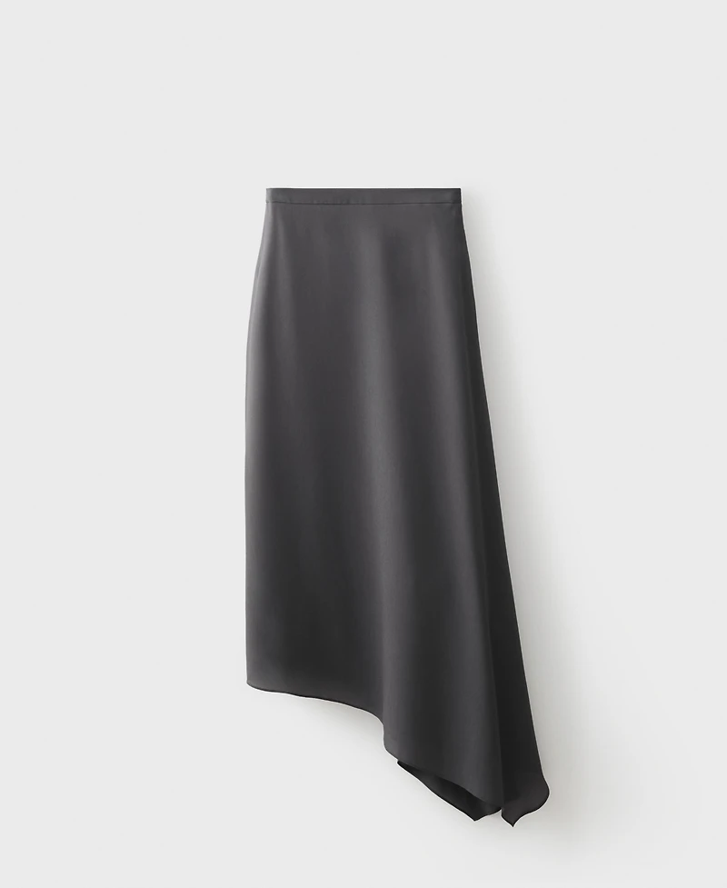 Mango Women's Asymmetrical Maxi Skirt