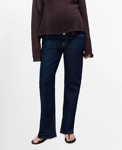 Mango Women's Maternity Straight Jeans
