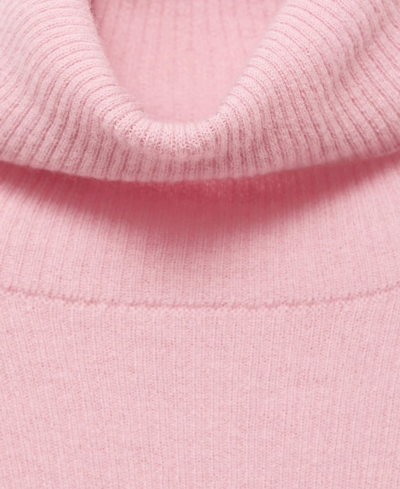 Mango Women's Turtleneck Wool Sweater
