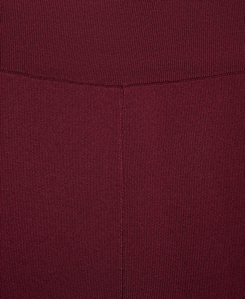 Mango Women's Elastic Waistband Knitted Pants