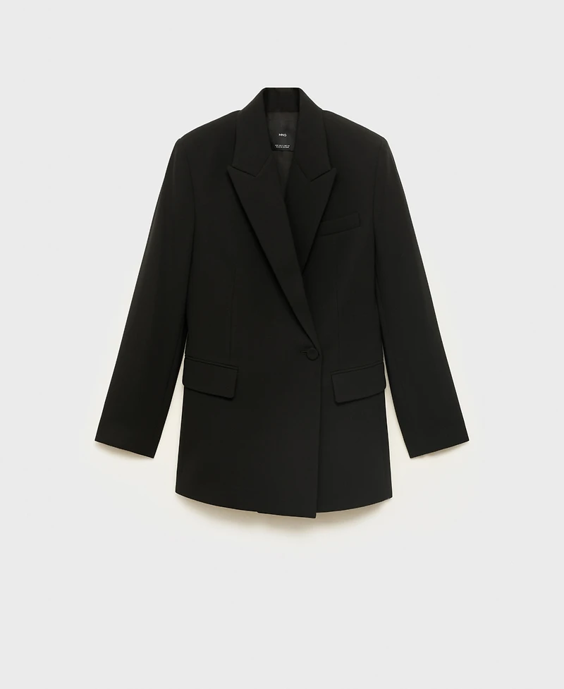 Mango Women's Double-Breasted Suit Jacket