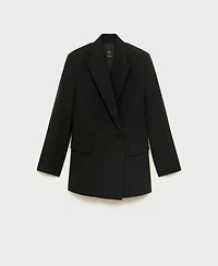 Mango Women's Double-Breasted Suit Jacket
