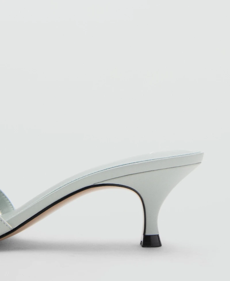 Mango Women's Strappy Kitten Heel Sandals