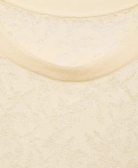 Mango Women's Openwork Knit Top