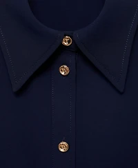 Mango Women's Jewel Buttons Shirt