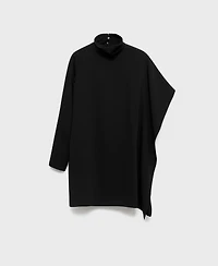 Mango Women's Short Asymmetrical Sleeve Dress