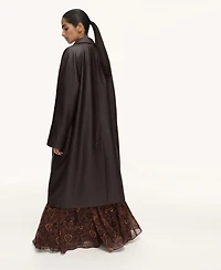 Mango Women's Long Leather-Effect Trench Coat
