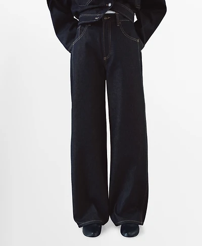 Mango Women's High-Rise Balloon Jeans