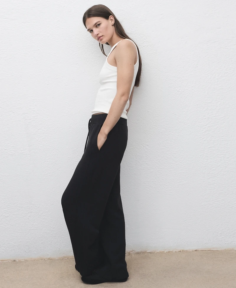 Mango Women's Drawstring Jogger Pants